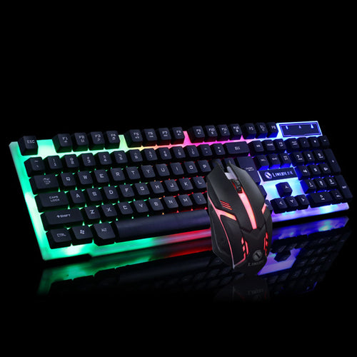 USB Wired 104 Key Keyboard Mouse